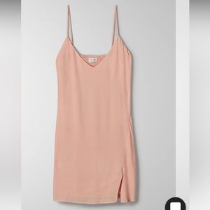 Aritzia Wilfred dress petal pink rose petal